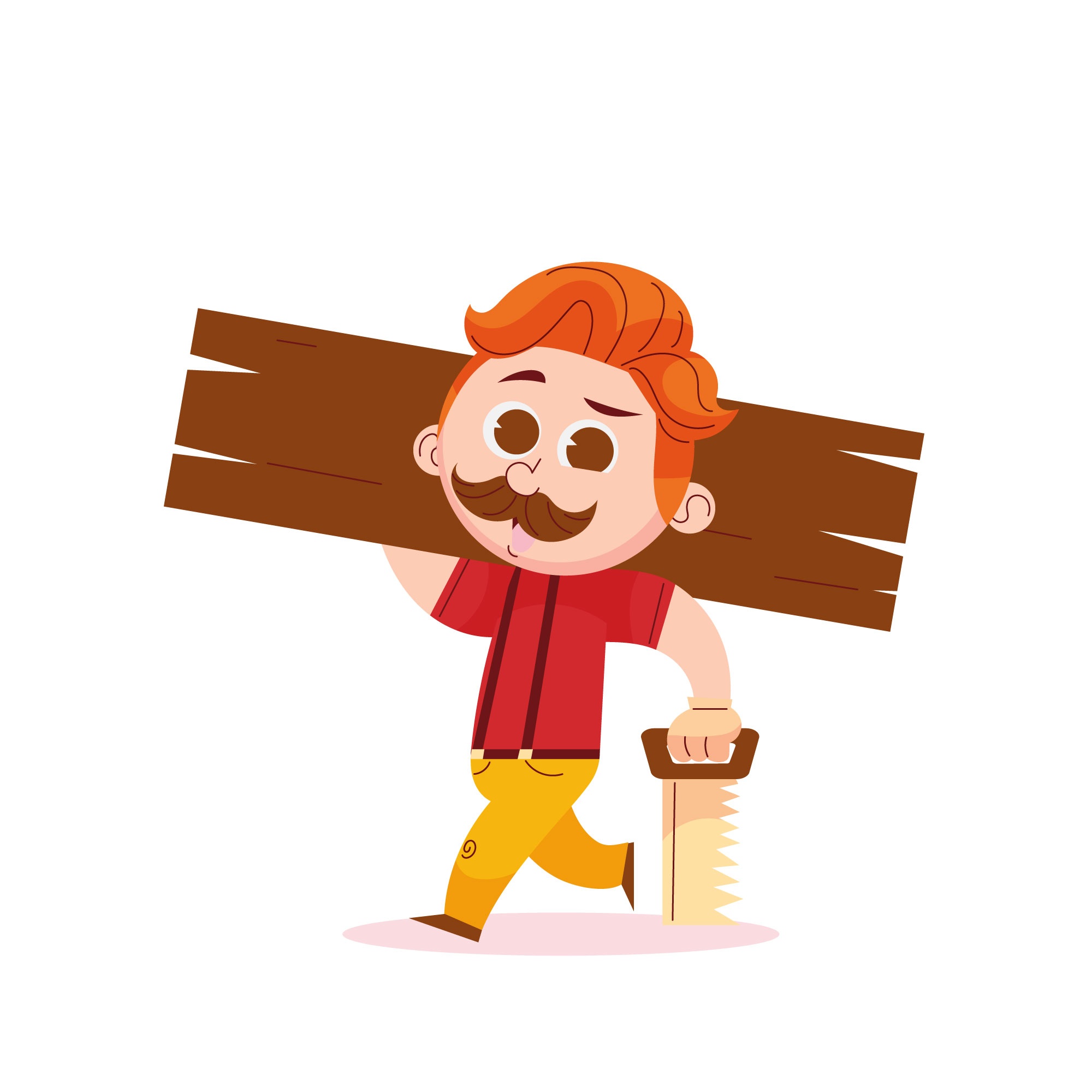 hand-drawn-carpenter-cartoon-illustration_23-2151047357
